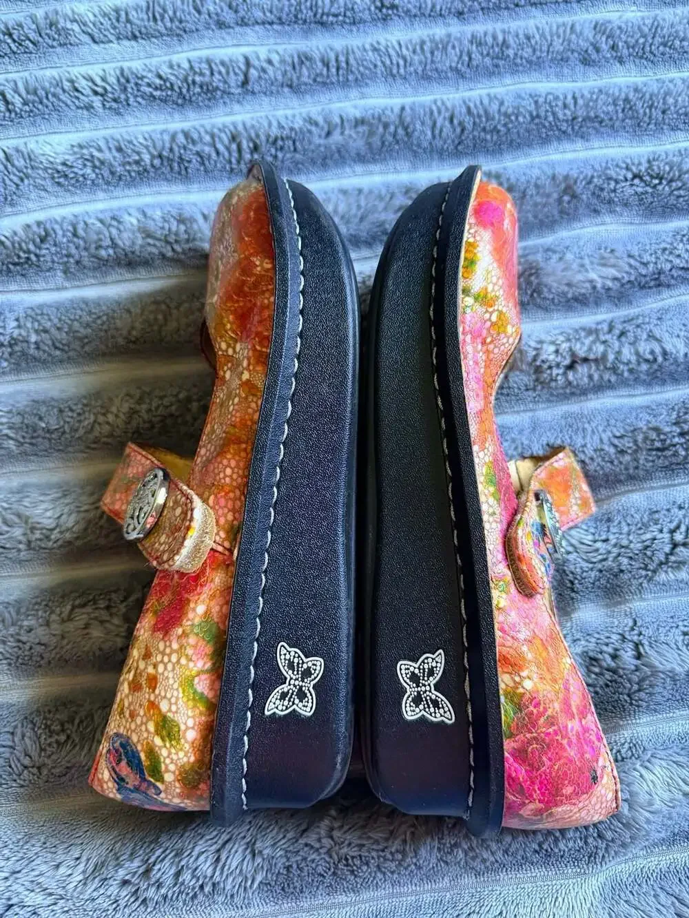 Alegria Women’s Paloma Floral Mary Jane Comfort Shoes Size 36